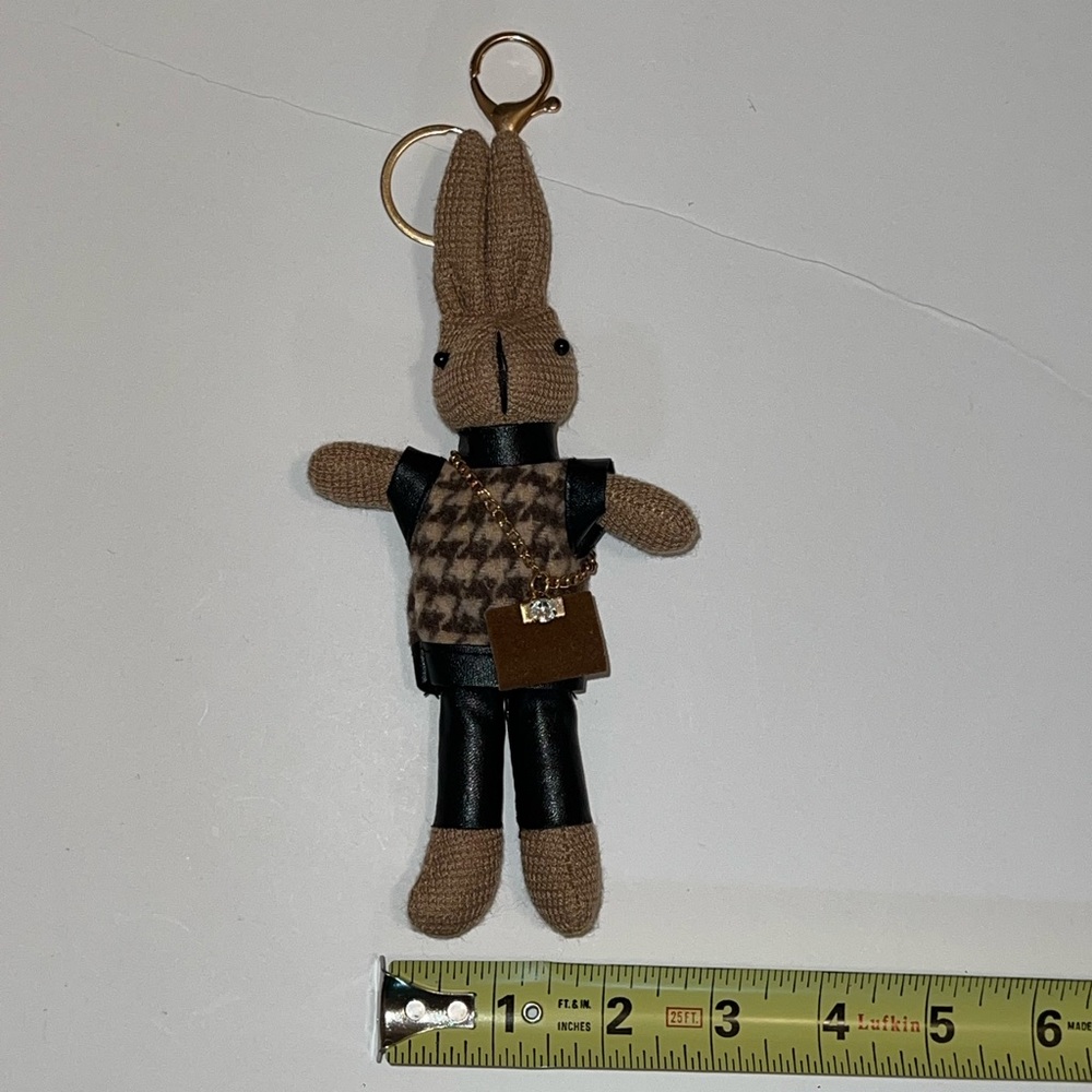 Bunny Rabbit Bag Charm/Keychain-NWOT - Picture 9 of 10